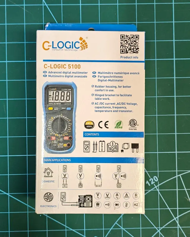Multímetro Digital C-Logic 5100