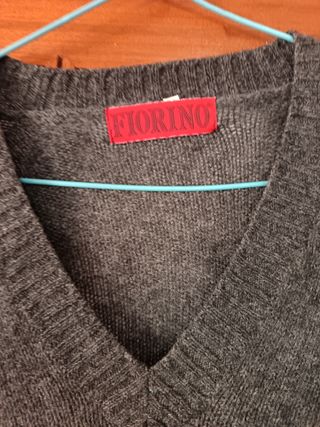 Jersey cuello pico gris FLORIDA