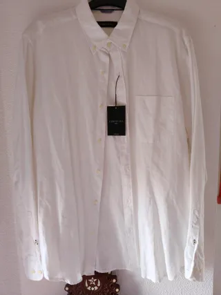 Camisa Cortefiel Blanca Hombre Talla L