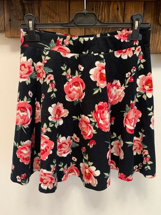 Gonna invernale floreale