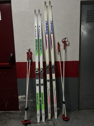 Esquís de fondo Karhu y Kastle