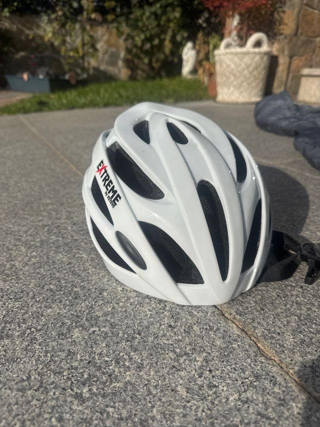 Casco de Ciclismo Blanco EXTREME by STEVE