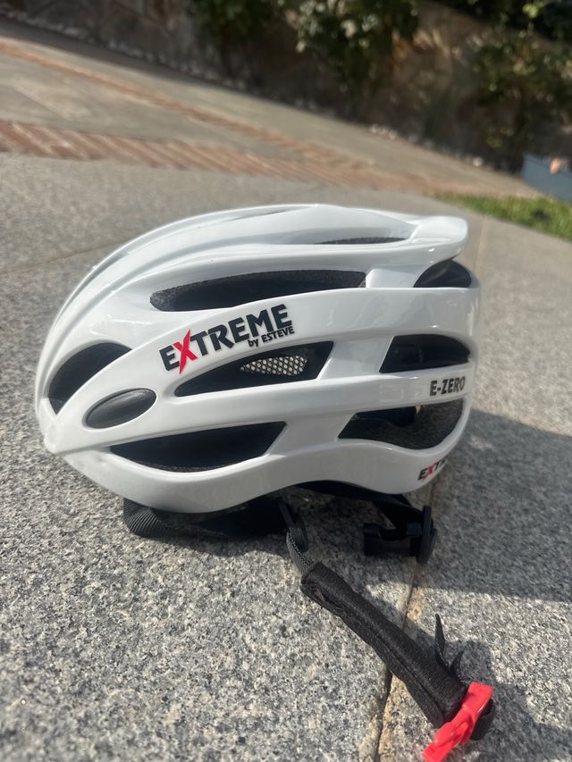 Casco de Ciclismo Blanco EXTREME by STEVE