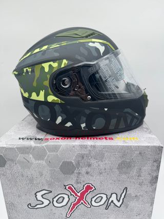 Casco Moto Integral Soxon ST-1000 Racing Camo, S