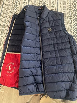 Chaleco acolchado El Ganso niño azul talla 10