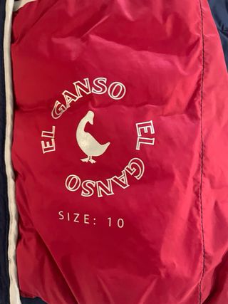 Chaleco acolchado El Ganso niño azul talla 10