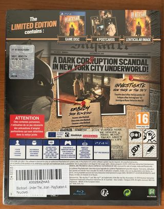 Precintado Blacksad Limited Edition PS4