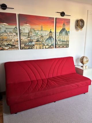 Divano letto 3 posti con contenitore