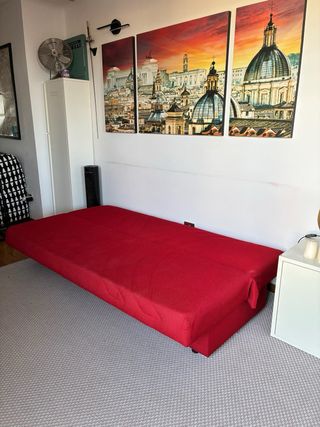 Divano letto 3 posti con contenitore