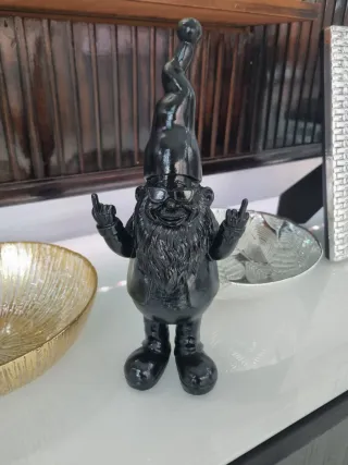 Gnomo Natalizio Nero