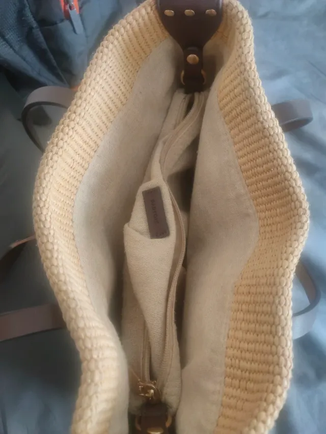 Bolso Parfois Beige y Marrón Mujer