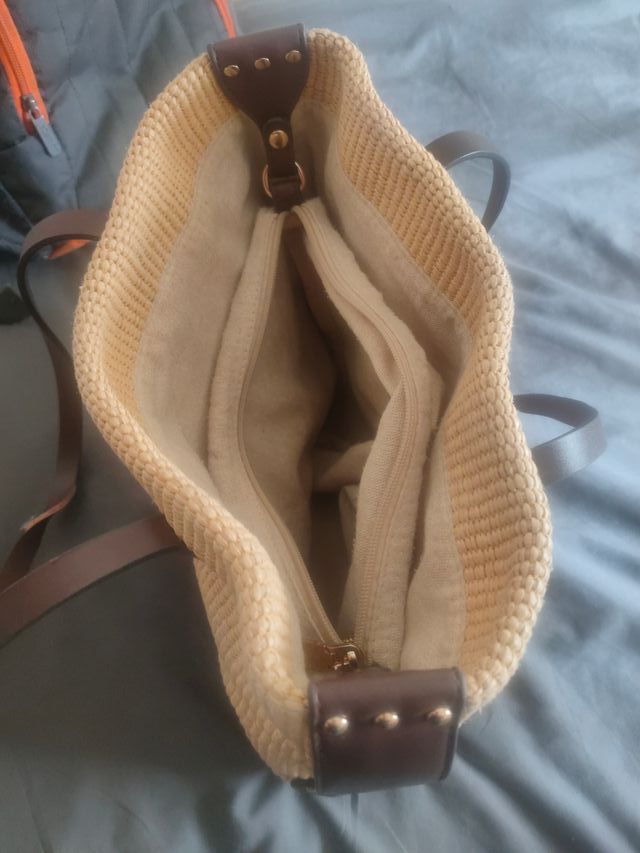 Bolso Parfois Beige y Marrón Mujer