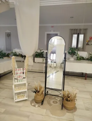 Espejo de pie para eventos