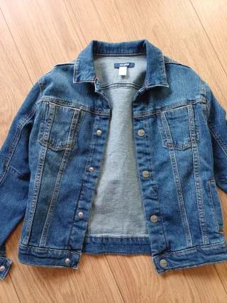 Cazadora vaquera Okaidi niño azul