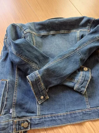 Cazadora vaquera Okaidi niño azul