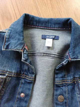 Cazadora vaquera Okaidi niño azul