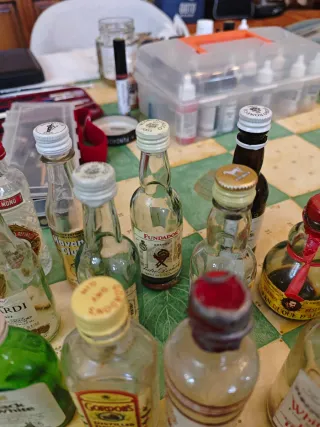 Lote 25 Mignon Vintage Botellas Vacías Alcohol