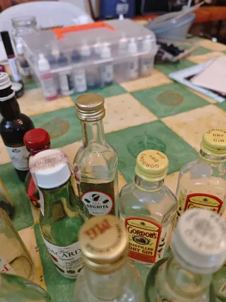 Lote 25 Mignon Vintage Botellas Vacías Alcohol