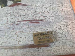 Vassoio Legno con Fiori