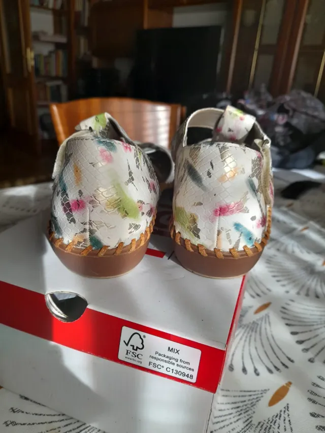 Sandalias Rieker Piel Multicolor Talla 38