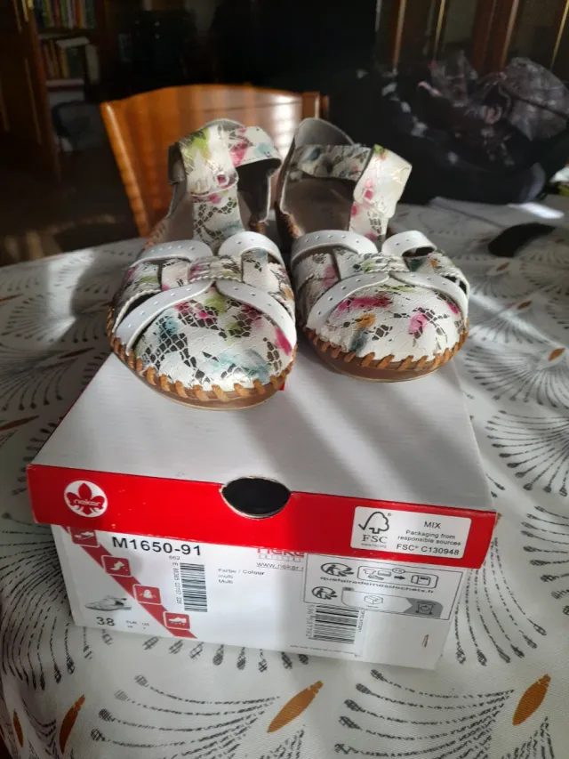 Sandalias Rieker Piel Multicolor Talla 38