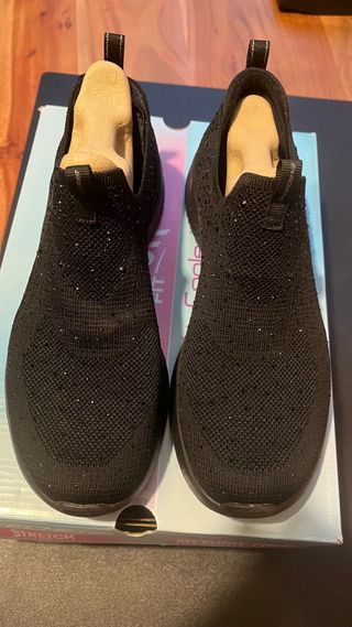 Zapatillas Skechers Negras Talla 39 Sin Estrenar
