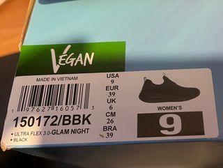 Zapatillas Skechers Negras Talla 39 Sin Estrenar