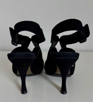 Sandalias Uterqüe ante negras