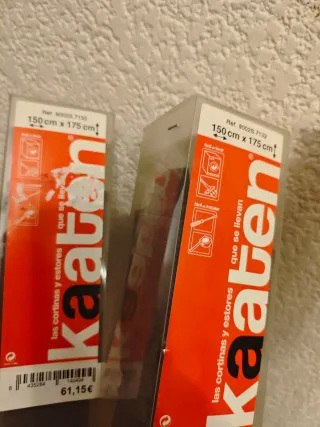 4 Estores Kaaten Marrones (2 Nuevos)