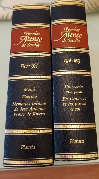 Libros premio Ateneo de Sevilla
