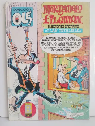LOTE 10 TEBEOS DE MORTADELO Y FILEMON.ÇON ROPETECJ