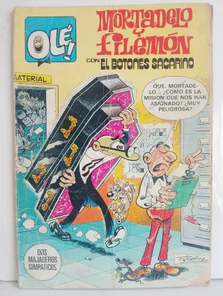 LOTE 10 TEBEOS DE MORTADELO Y FILEMON.ÇON ROPETECJ