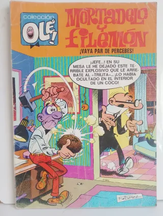 LOTE 10 TEBEOS DE MORTADELO Y FILEMON.ÇON ROPETECJ