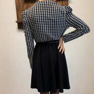 Vestito fantasia pied de poule