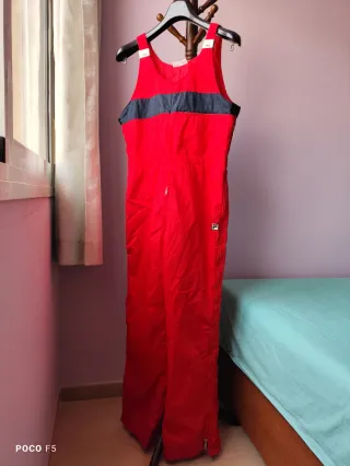 Mono de esquí Fila Rojo talla 44