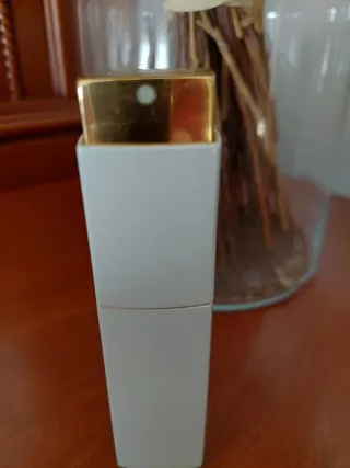 Atomizador Recargable Chanel Dorado y Blanco