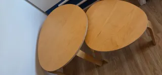 Tavoli rotondi in legno