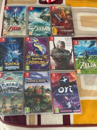 Nintendo Switch Azul/Rojo + Accesorios