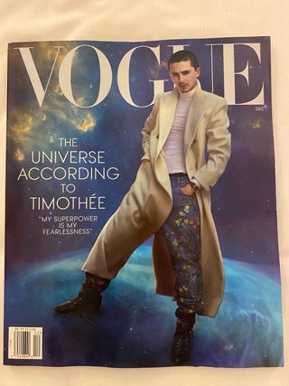 Timothée Chalamet Vogue USA December 2025