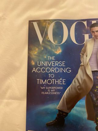 Timothée Chalamet Vogue USA December 2025