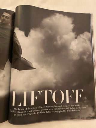 Timothée Chalamet Vogue USA December 2025