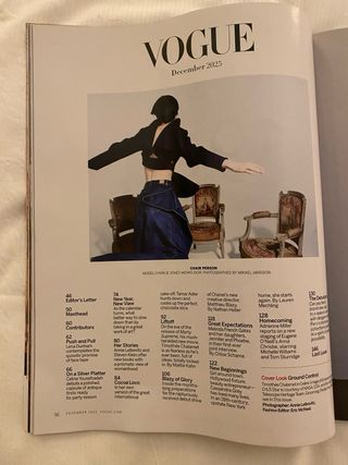 Timothée Chalamet Vogue USA December 2025