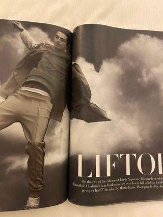 Timothée Chalamet Vogue USA December 2025