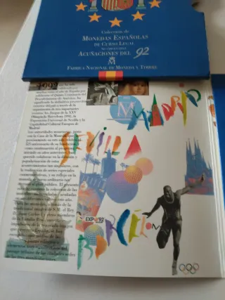 Cartera Monedas Españolas 1992