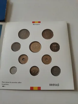Cartera Monedas Españolas 1992