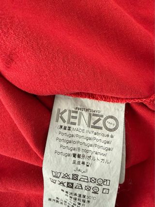 Camiseta Kenzo ojo mujer roja