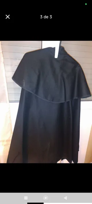 Capa Baturro infantil negra