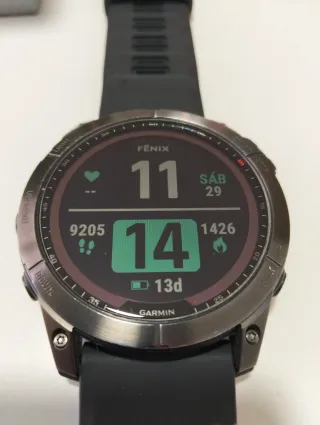 Reloj Garmin Fenix 7X solar Negro