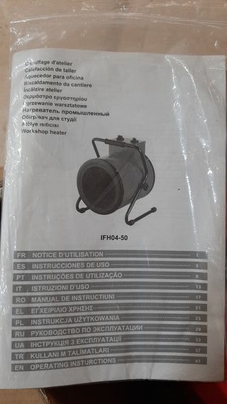 Calefactor industrial 5000W Equation