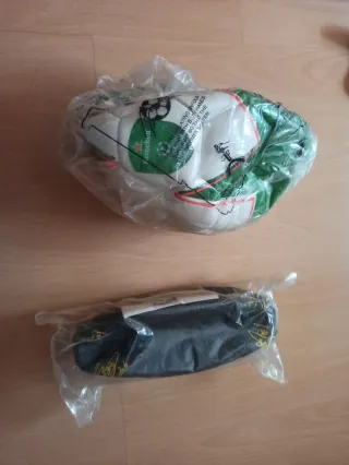 Balón de fútbol y balón de basket